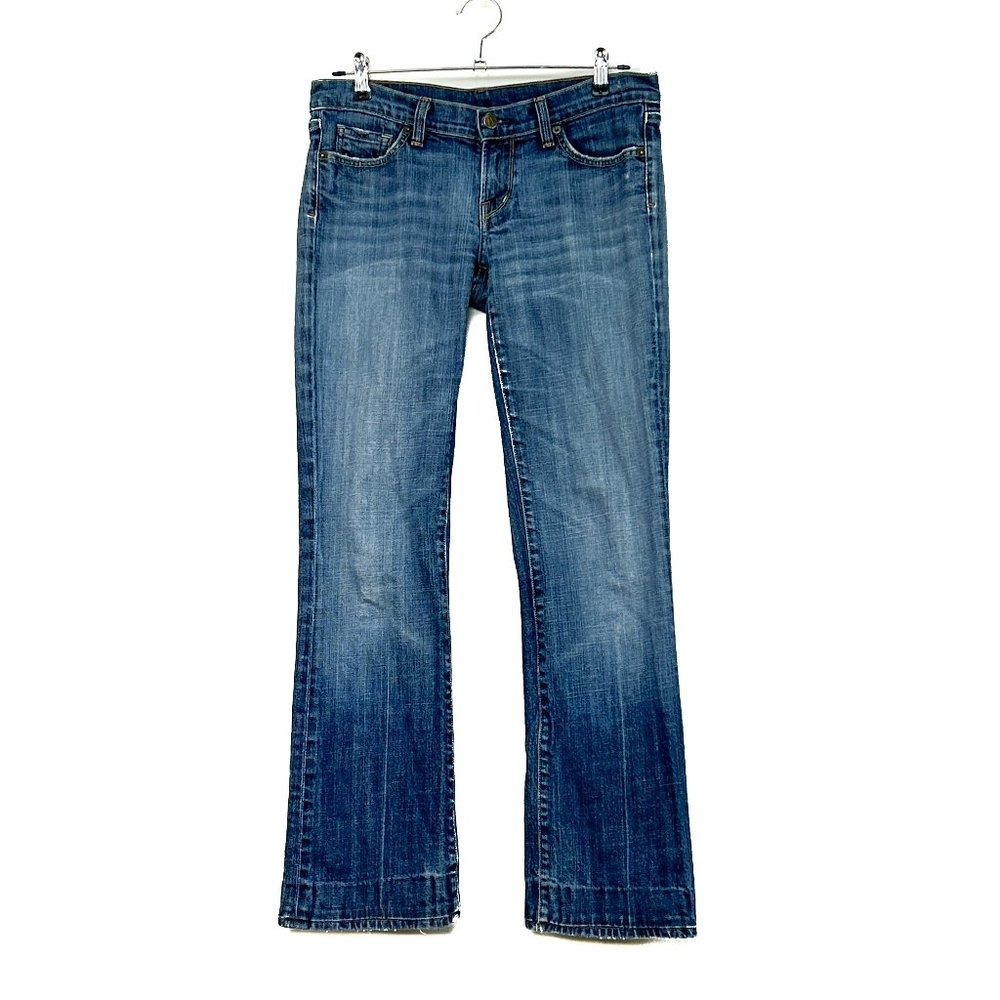 Citizens of Humanity Elle 64 Bootcut Womens Med Wash Distressed Jeans Meas Sz 32